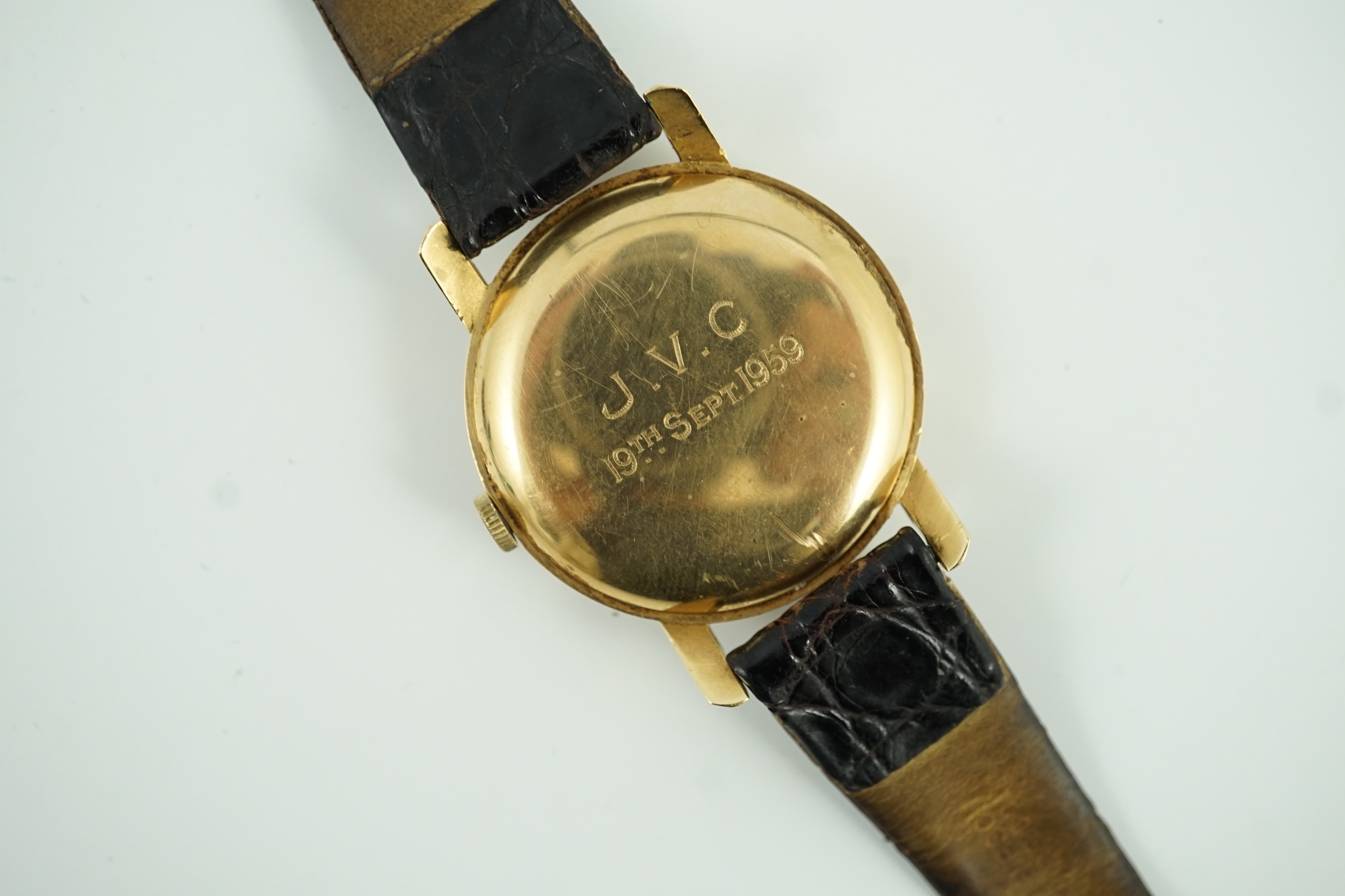 A gentleman's early 1950's Rolex manual wind wrist watch